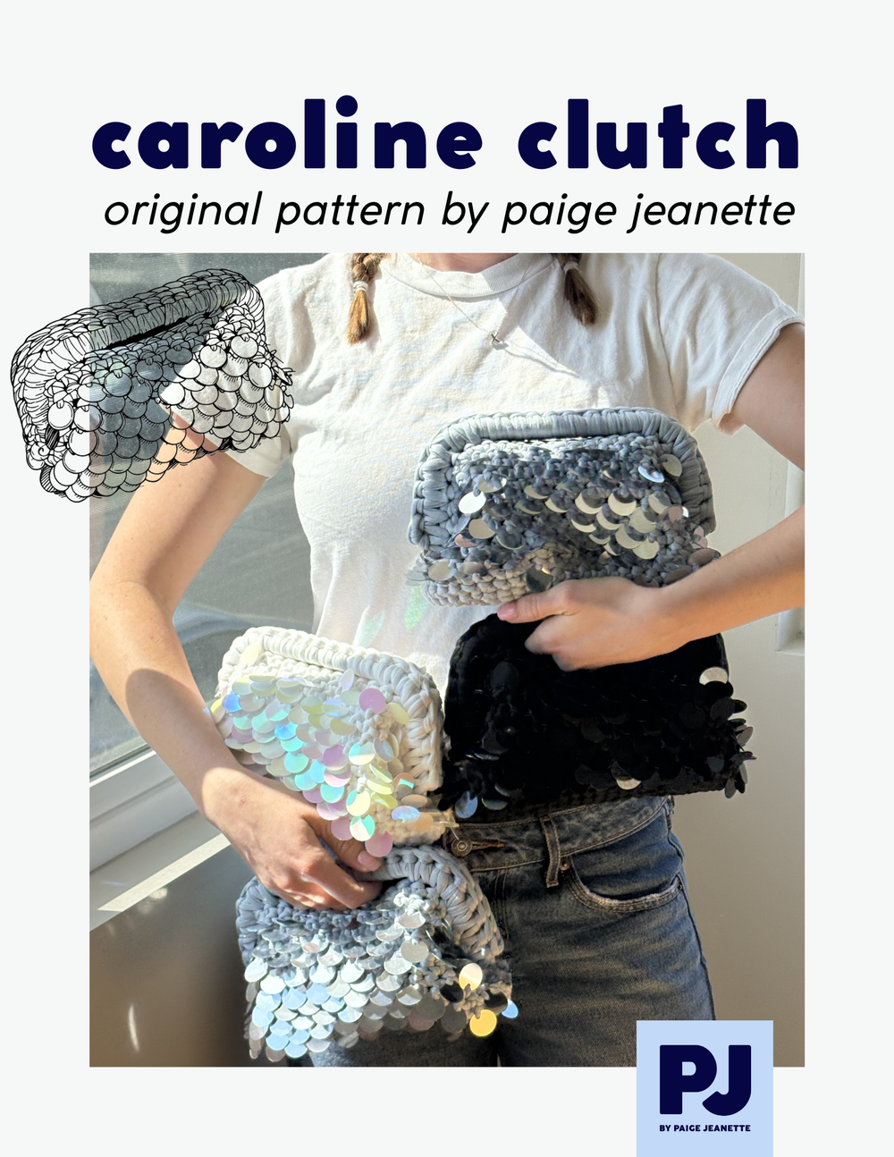 PATTERN - Caroline Clutch Pattern